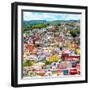 ¡Viva Mexico! Square Collection - Guanajuato Colorful Cityscape XVI-Philippe Hugonnard-Framed Photographic Print