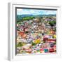 ¡Viva Mexico! Square Collection - Guanajuato Colorful Cityscape XVI-Philippe Hugonnard-Framed Photographic Print