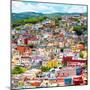 ¡Viva Mexico! Square Collection - Guanajuato Colorful Cityscape XVI-Philippe Hugonnard-Mounted Photographic Print