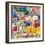 ¡Viva Mexico! Square Collection - Guanajuato Colorful Cityscape XVII-Philippe Hugonnard-Framed Photographic Print