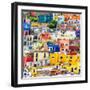 ¡Viva Mexico! Square Collection - Guanajuato Colorful Cityscape XVII-Philippe Hugonnard-Framed Photographic Print