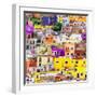 ¡Viva Mexico! Square Collection - Guanajuato Colorful Cityscape XVIII-Philippe Hugonnard-Framed Photographic Print