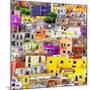 ¡Viva Mexico! Square Collection - Guanajuato Colorful Cityscape XVIII-Philippe Hugonnard-Mounted Photographic Print