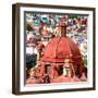 ¡Viva Mexico! Square Collection - Guanajuato Colorful Cityscape XX-Philippe Hugonnard-Framed Photographic Print
