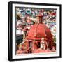 ¡Viva Mexico! Square Collection - Guanajuato Colorful Cityscape XX-Philippe Hugonnard-Framed Photographic Print