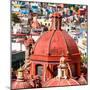 ¡Viva Mexico! Square Collection - Guanajuato Colorful Cityscape XX-Philippe Hugonnard-Mounted Photographic Print