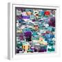 ¡Viva Mexico! Square Collection - Guanajuato Colorful Cityscape-Philippe Hugonnard-Framed Photographic Print