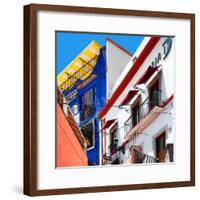 ¡Viva Mexico! Square Collection - Guanajuato Facades II-Philippe Hugonnard-Framed Photographic Print