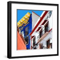 ¡Viva Mexico! Square Collection - Guanajuato Facades II-Philippe Hugonnard-Framed Photographic Print