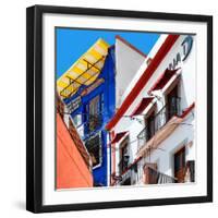 ¡Viva Mexico! Square Collection - Guanajuato Facades II-Philippe Hugonnard-Framed Photographic Print