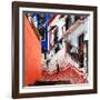 ¡Viva Mexico! Square Collection - Guanajuato Facades III-Philippe Hugonnard-Framed Photographic Print