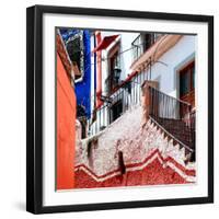 ¡Viva Mexico! Square Collection - Guanajuato Facades-Philippe Hugonnard-Framed Photographic Print