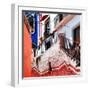 ¡Viva Mexico! Square Collection - Guanajuato Facades-Philippe Hugonnard-Framed Photographic Print