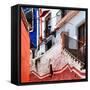 ¡Viva Mexico! Square Collection - Guanajuato Facades-Philippe Hugonnard-Framed Stretched Canvas