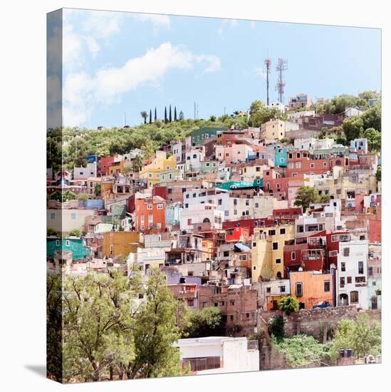 ¡Viva Mexico! Square Collection - Guanajuato II-Philippe Hugonnard-Stretched Canvas
