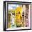 ¡Viva Mexico! Square Collection - Guanajuato Street Scene II-Philippe Hugonnard-Framed Photographic Print