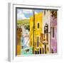 ¡Viva Mexico! Square Collection - Guanajuato Street Scene II-Philippe Hugonnard-Framed Photographic Print