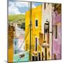 ¡Viva Mexico! Square Collection - Guanajuato Street Scene II-Philippe Hugonnard-Mounted Photographic Print