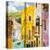 ¡Viva Mexico! Square Collection - Guanajuato Street Scene II-Philippe Hugonnard-Stretched Canvas