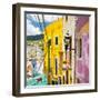 ¡Viva Mexico! Square Collection - Guanajuato Street Scene III-Philippe Hugonnard-Framed Photographic Print