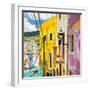 ¡Viva Mexico! Square Collection - Guanajuato Street Scene III-Philippe Hugonnard-Framed Photographic Print