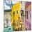 ¡Viva Mexico! Square Collection - Guanajuato Street Scene III-Philippe Hugonnard-Mounted Photographic Print