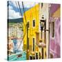 ¡Viva Mexico! Square Collection - Guanajuato Street Scene III-Philippe Hugonnard-Stretched Canvas