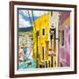 ¡Viva Mexico! Square Collection - Guanajuato Street Scene III-Philippe Hugonnard-Framed Photographic Print