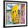 ¡Viva Mexico! Square Collection - Guanajuato Street Scene III-Philippe Hugonnard-Framed Photographic Print