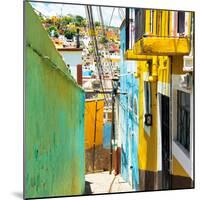 ¡Viva Mexico! Square Collection - Guanajuato Street Scene IV-Philippe Hugonnard-Mounted Photographic Print