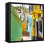 ¡Viva Mexico! Square Collection - Guanajuato Street Scene IV-Philippe Hugonnard-Framed Stretched Canvas