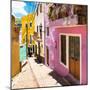 ¡Viva Mexico! Square Collection - Guanajuato Street Scene-Philippe Hugonnard-Mounted Photographic Print