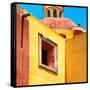 ¡Viva Mexico! Square Collection - Guanajuato Yellow Facades-Philippe Hugonnard-Framed Stretched Canvas