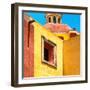 ¡Viva Mexico! Square Collection - Guanajuato Yellow Facades-Philippe Hugonnard-Framed Photographic Print