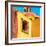 ¡Viva Mexico! Square Collection - Guanajuato Yellow Facades-Philippe Hugonnard-Framed Photographic Print