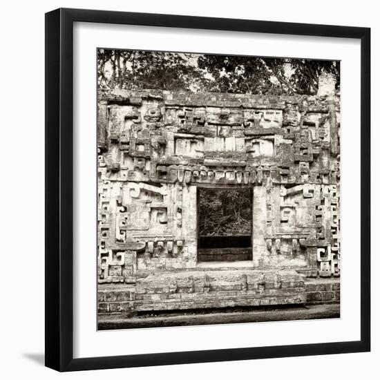 ¡Viva Mexico! Square Collection - Hochob Mayan Pyramids of Campeche I-Philippe Hugonnard-Framed Photographic Print