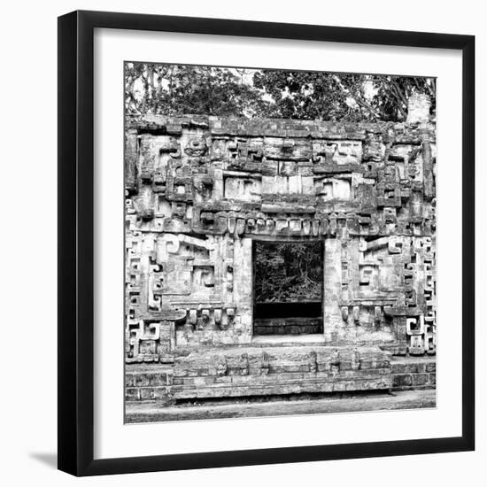 ¡Viva Mexico! Square Collection - Hochob Mayan Pyramids of Campeche III-Philippe Hugonnard-Framed Photographic Print