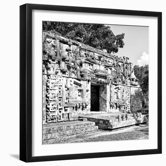 ¡Viva Mexico! Square Collection - Hochob Mayan Pyramids of Campeche V-Philippe Hugonnard-Framed Photographic Print