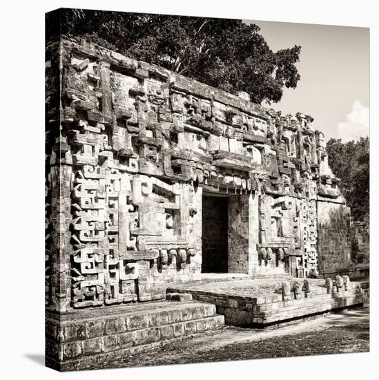 ¡Viva Mexico! Square Collection - Hochob Mayan Pyramids of Campeche VII-Philippe Hugonnard-Stretched Canvas