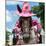 ¡Viva Mexico! Square Collection - Horse with a Pink Hat-Philippe Hugonnard-Mounted Photographic Print