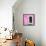 ¡Viva Mexico! Square Collection - Hot Pink Wall of Silence-Philippe Hugonnard-Framed Stretched Canvas displayed on a wall