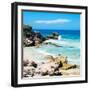 ?Viva Mexico! Square Collection - Isla Mujeres Coastline II-Philippe Hugonnard-Framed Photographic Print