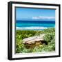 ¡Viva Mexico! Square Collection - Isla Mujeres Coastline III-Philippe Hugonnard-Framed Photographic Print