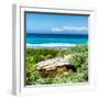 ¡Viva Mexico! Square Collection - Isla Mujeres Coastline III-Philippe Hugonnard-Framed Photographic Print