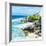 ¡Viva Mexico! Square Collection - Isla Mujeres Coastline-Philippe Hugonnard-Framed Photographic Print