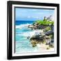 ¡Viva Mexico! Square Collection - Isla Mujeres Coastline-Philippe Hugonnard-Framed Photographic Print