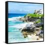 ¡Viva Mexico! Square Collection - Isla Mujeres Coastline-Philippe Hugonnard-Framed Stretched Canvas