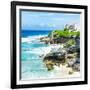 ¡Viva Mexico! Square Collection - Isla Mujeres Coastline-Philippe Hugonnard-Framed Photographic Print