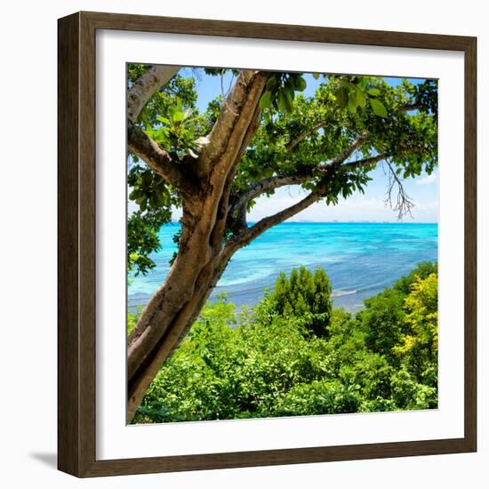 ¡Viva Mexico! Square Collection - Isla Mujeres View II-Philippe Hugonnard-Framed Photographic Print