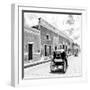 ¡Viva Mexico! Square Collection - Izamal B&W-Philippe Hugonnard-Framed Photographic Print